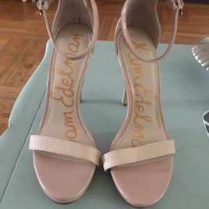 Sam Edelman tan sandal pumps size : 7 1/2